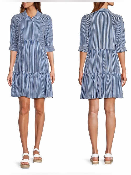 A Loves A Dresses & Skirts - A loves A striped collared shirt dress